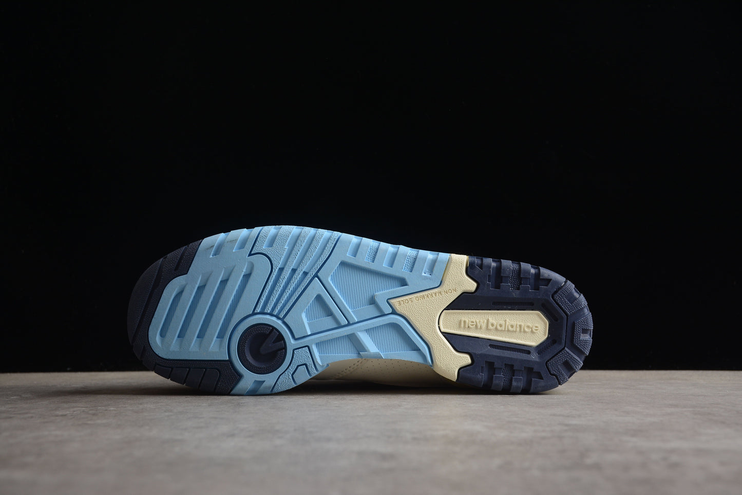 NB 550 beige blue shoes