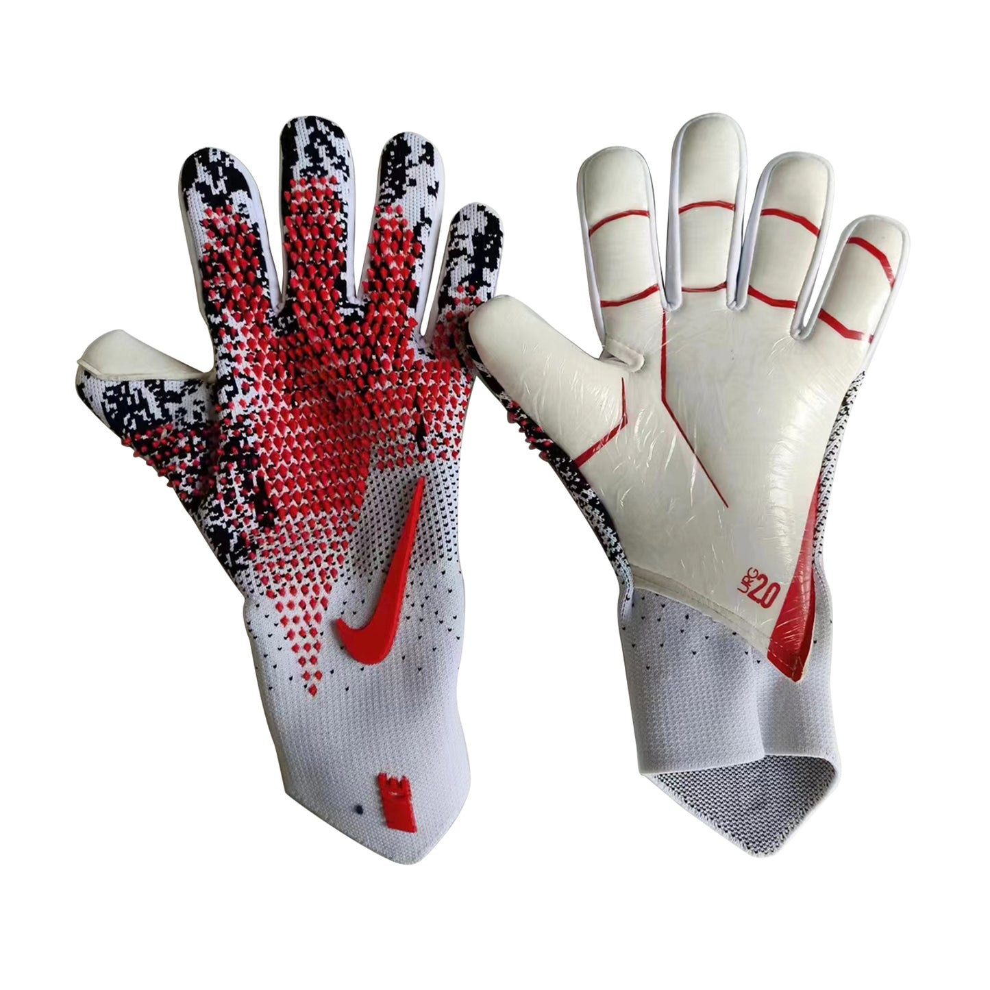 NIKE PRO GLOVES WITH FINGER GUARDS( BLACK, BLUE, WHITE,RED)
