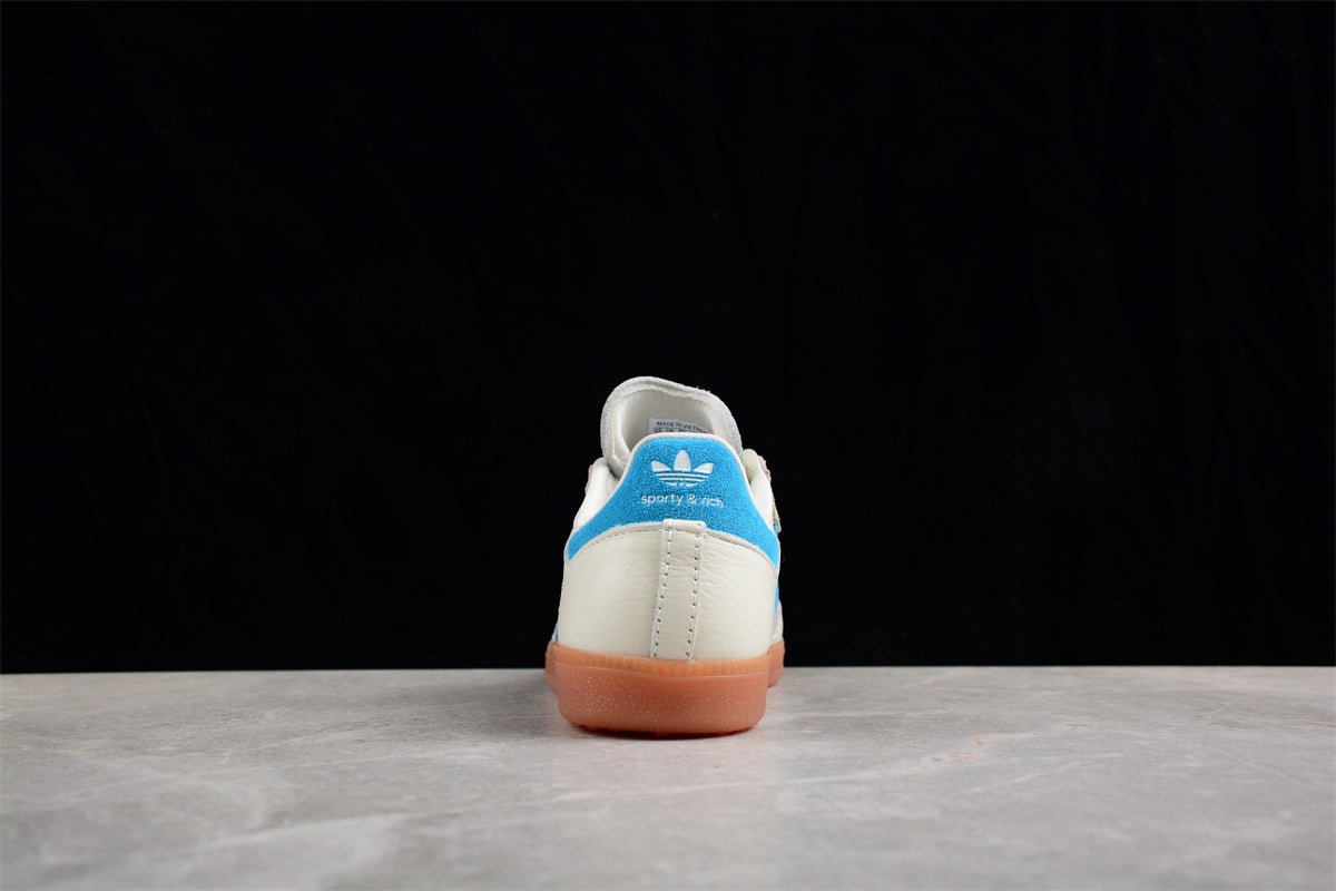 adidas x Sporty and Rich Samba "Cream Blue" sneakers