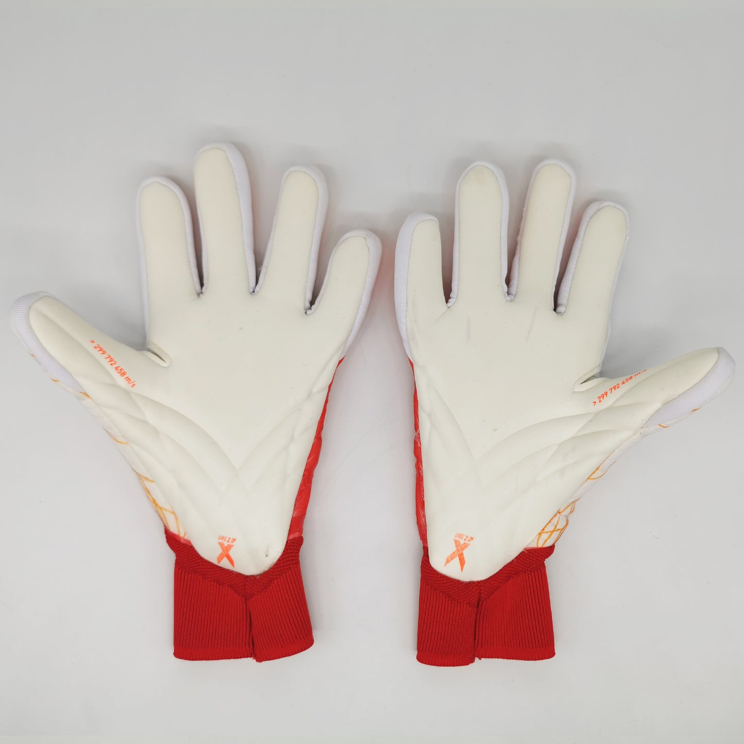 adidas gloves white and red