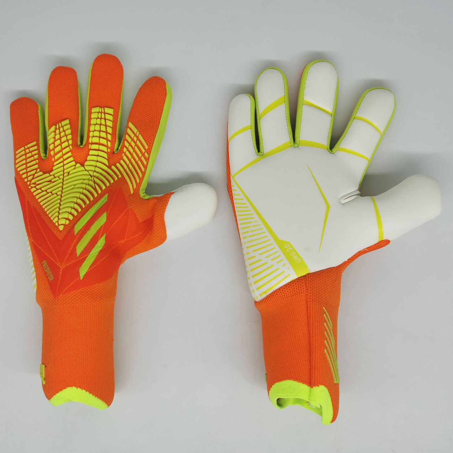 adidas gloves orange and yellow