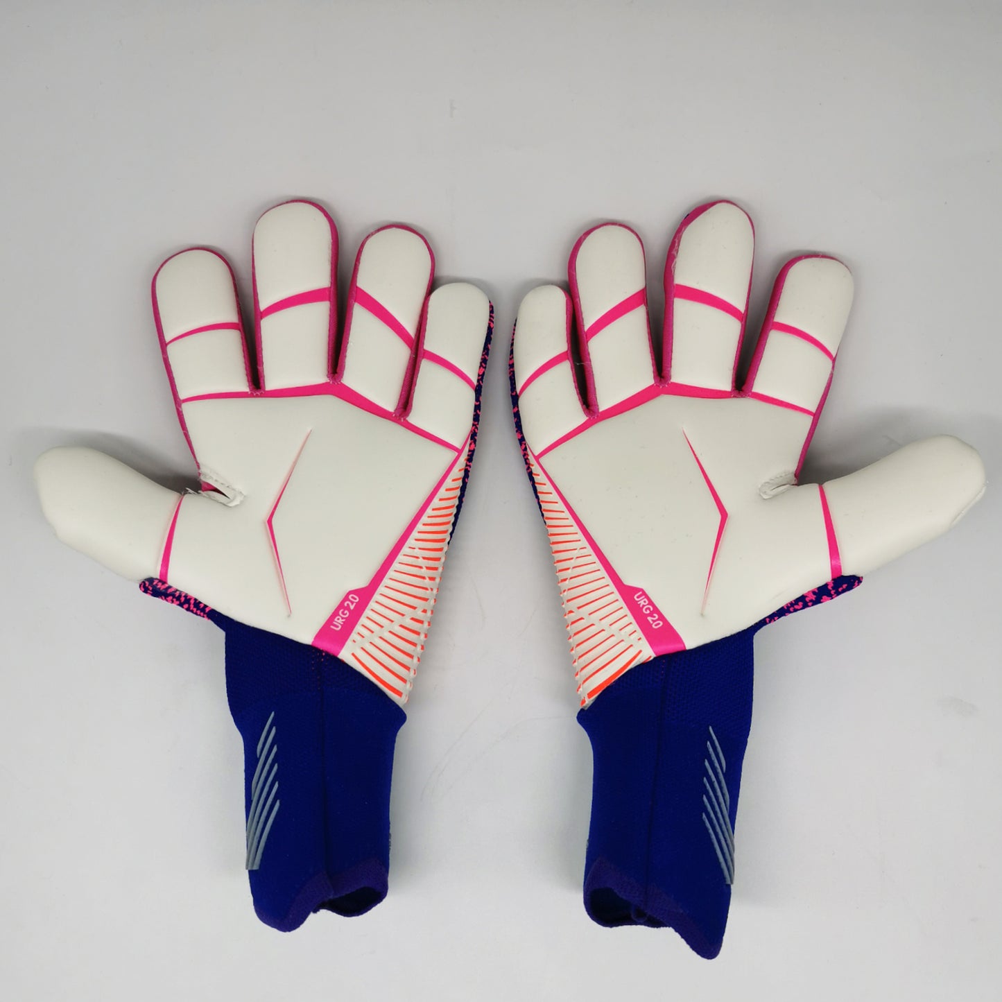 adidas gloves blue and pink