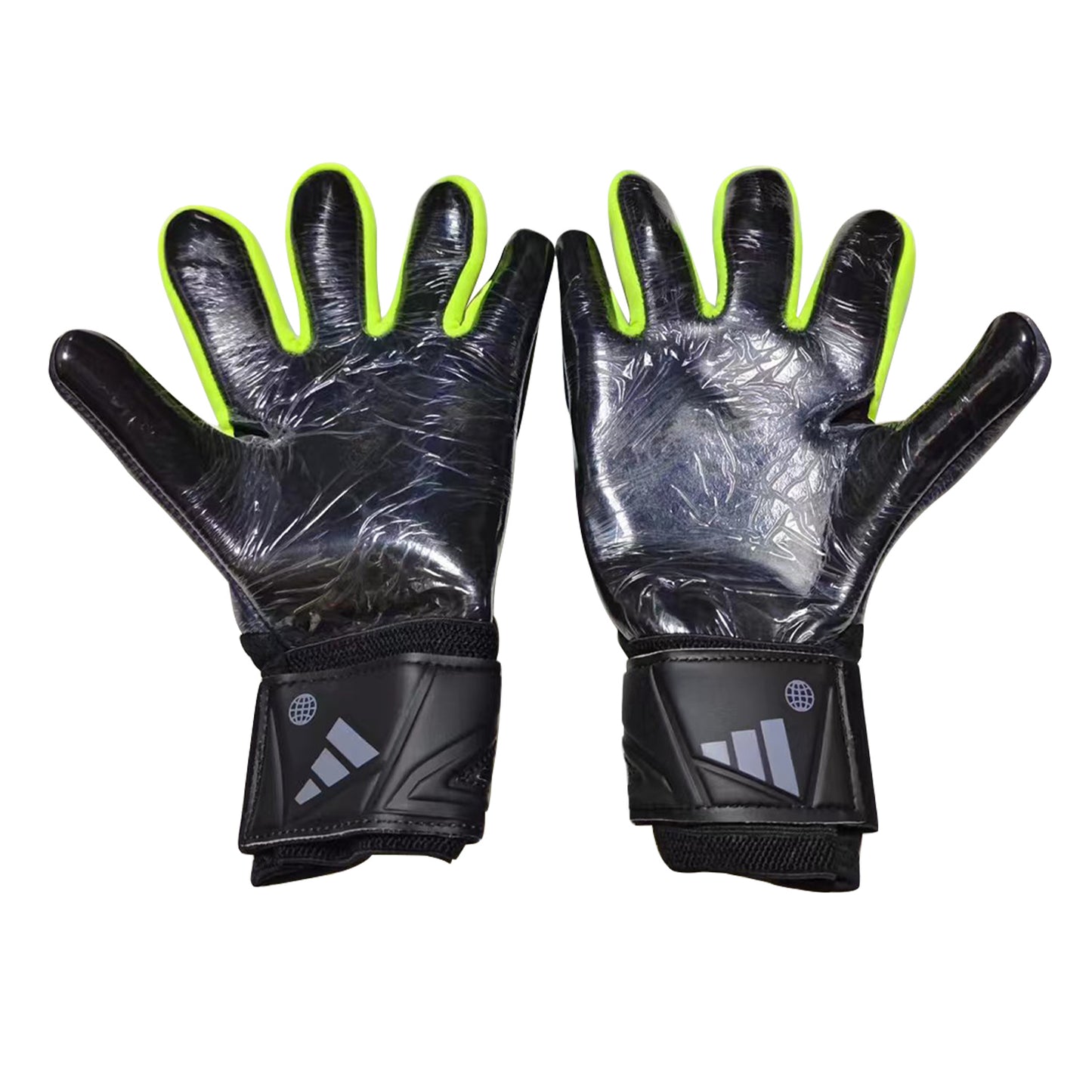 adidas gloves black and yellow