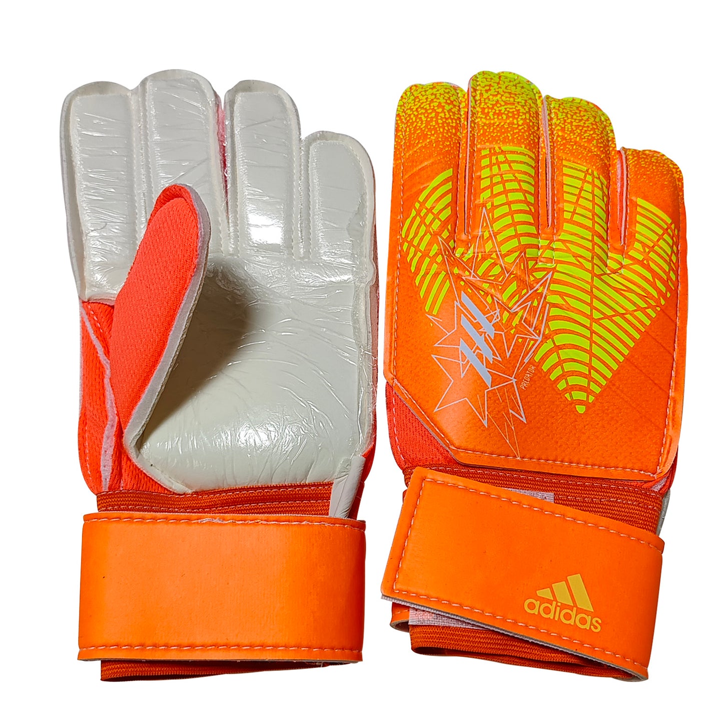 adidas gloves orange and yellow