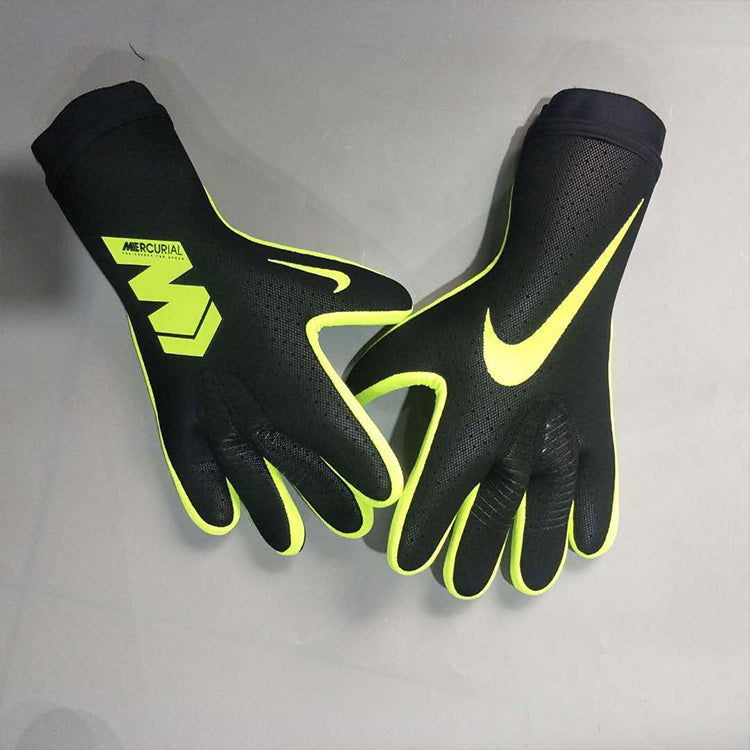 nike gloves yellow and black