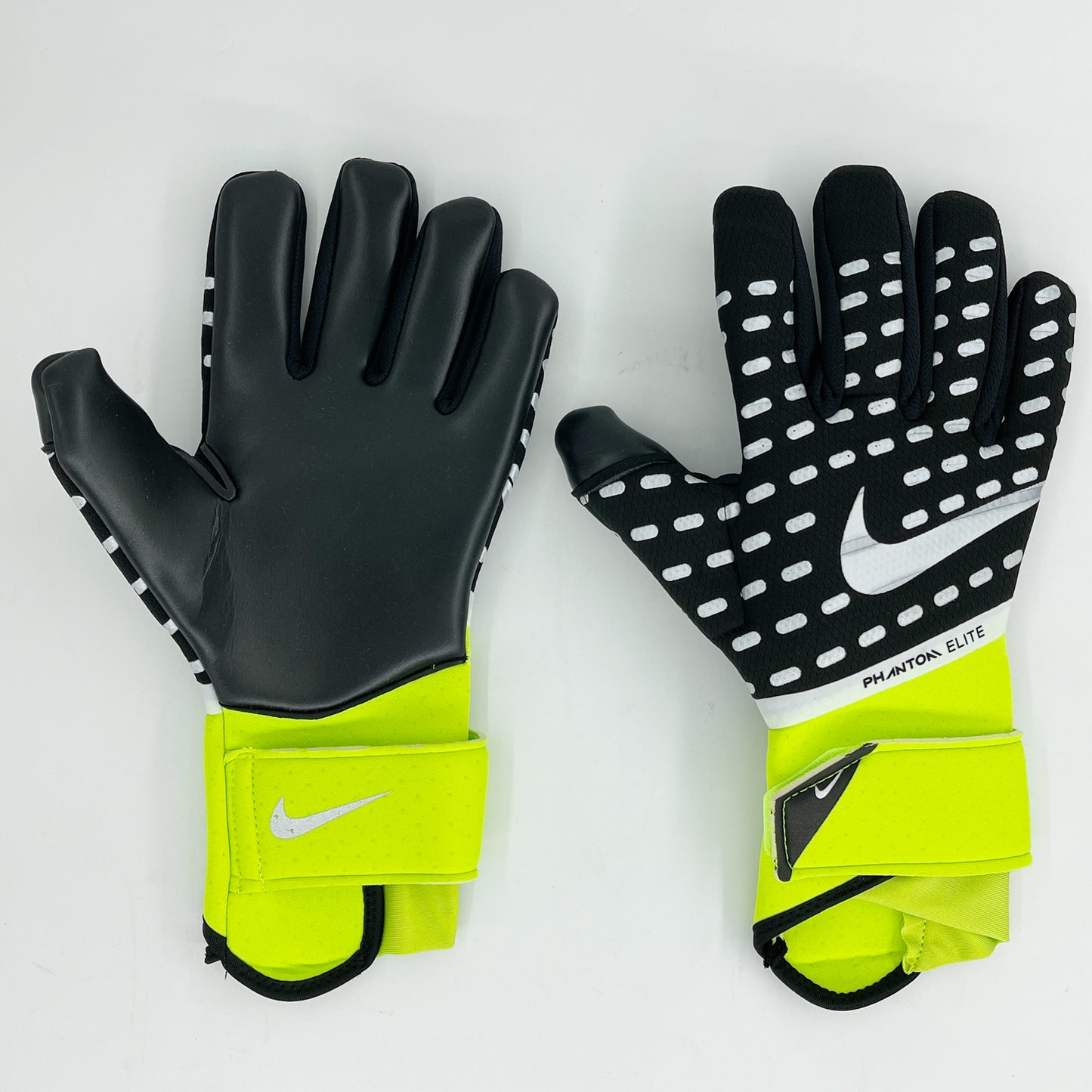 nike gloves yellow and black