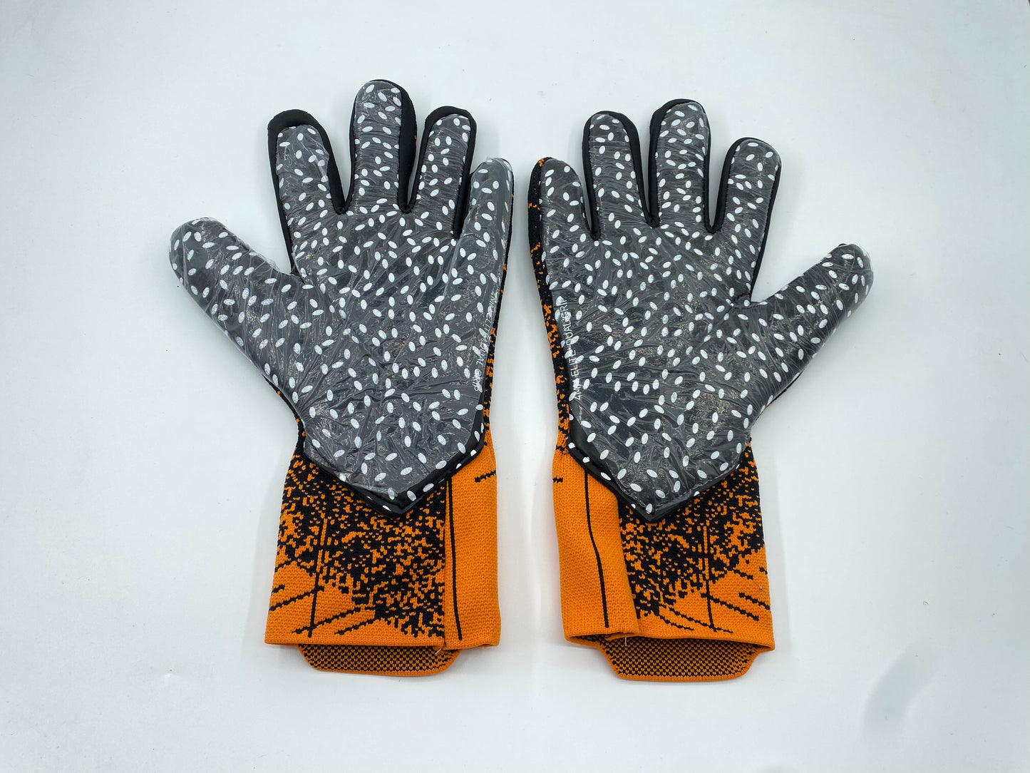 nike gloves black and orange