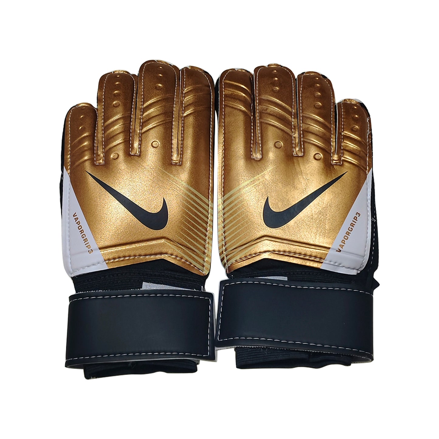 nike gloves gold and black
