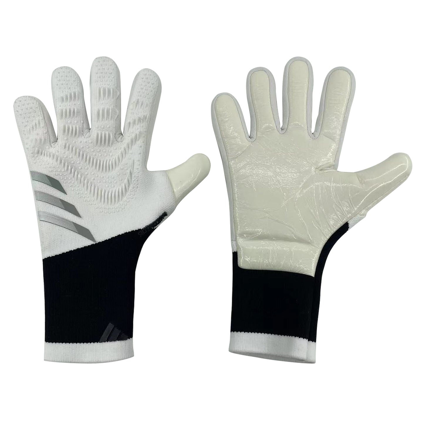 adidas gloves white and black