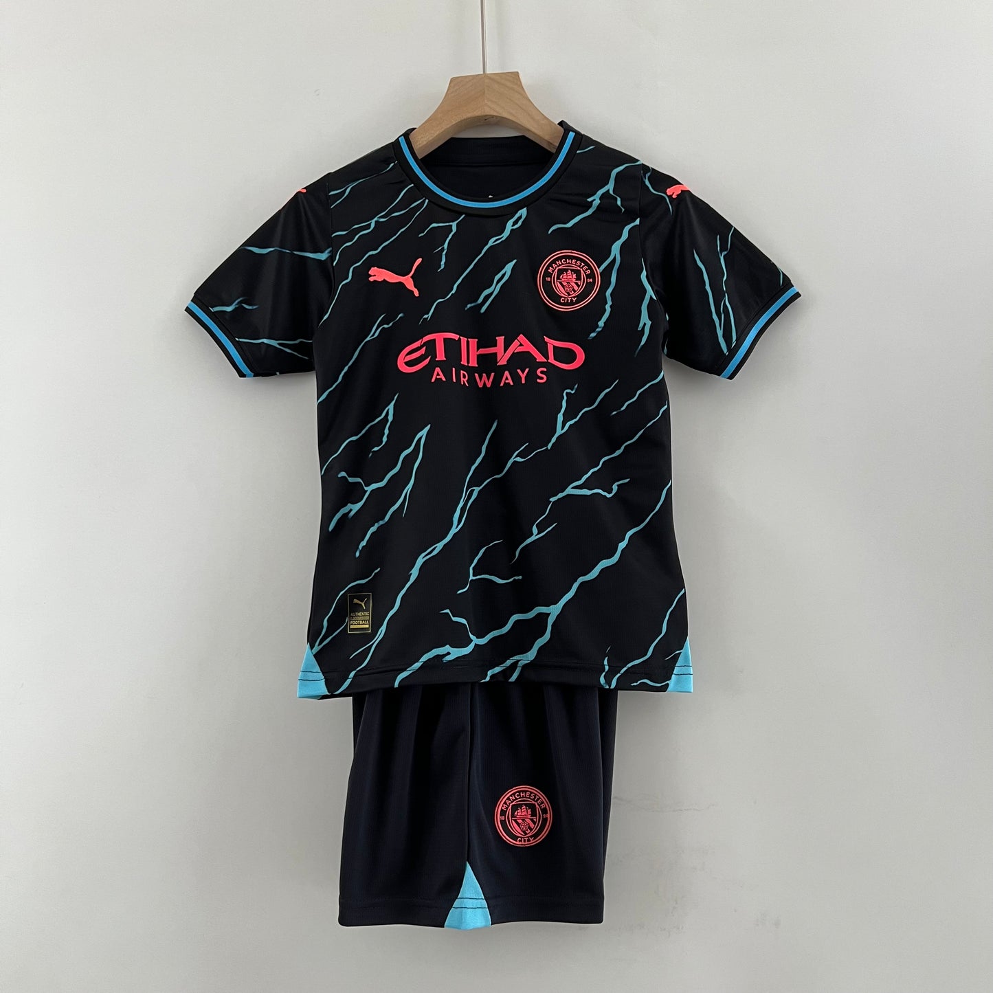 23/24 kids Manchester City third away size: 16-28