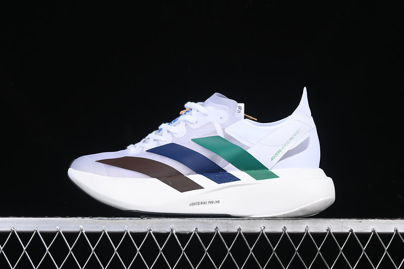 PHARRELL X ADIZERO ADIOS PRO EVO 1 SEMI LUCID BLUE/PRELOVED BROWN/SEMI COURT GREEN