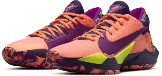 NIKE ZOOM FREAK 2 Bright Mango / Red Pum / Volt / Grand Purple