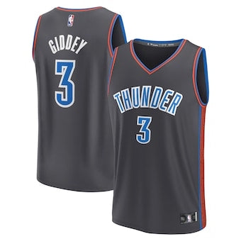 Oklahoma City thunder grey jersey