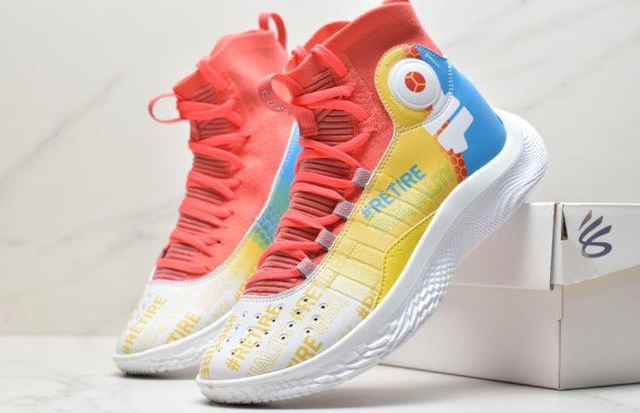 under armour curry 4 florto multicolor  shoes