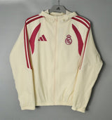 Real Madrid Cream & Pink Windbreaker