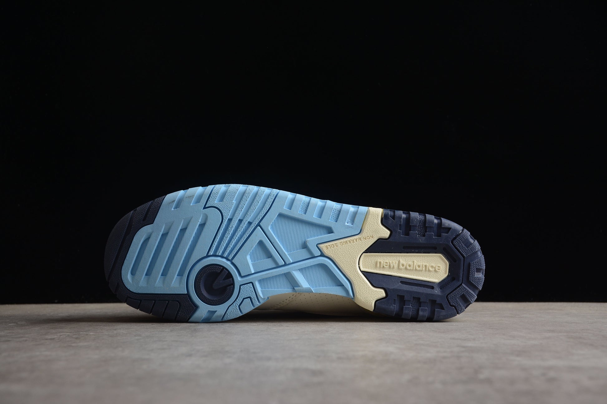 NB 550 beige blue shoes