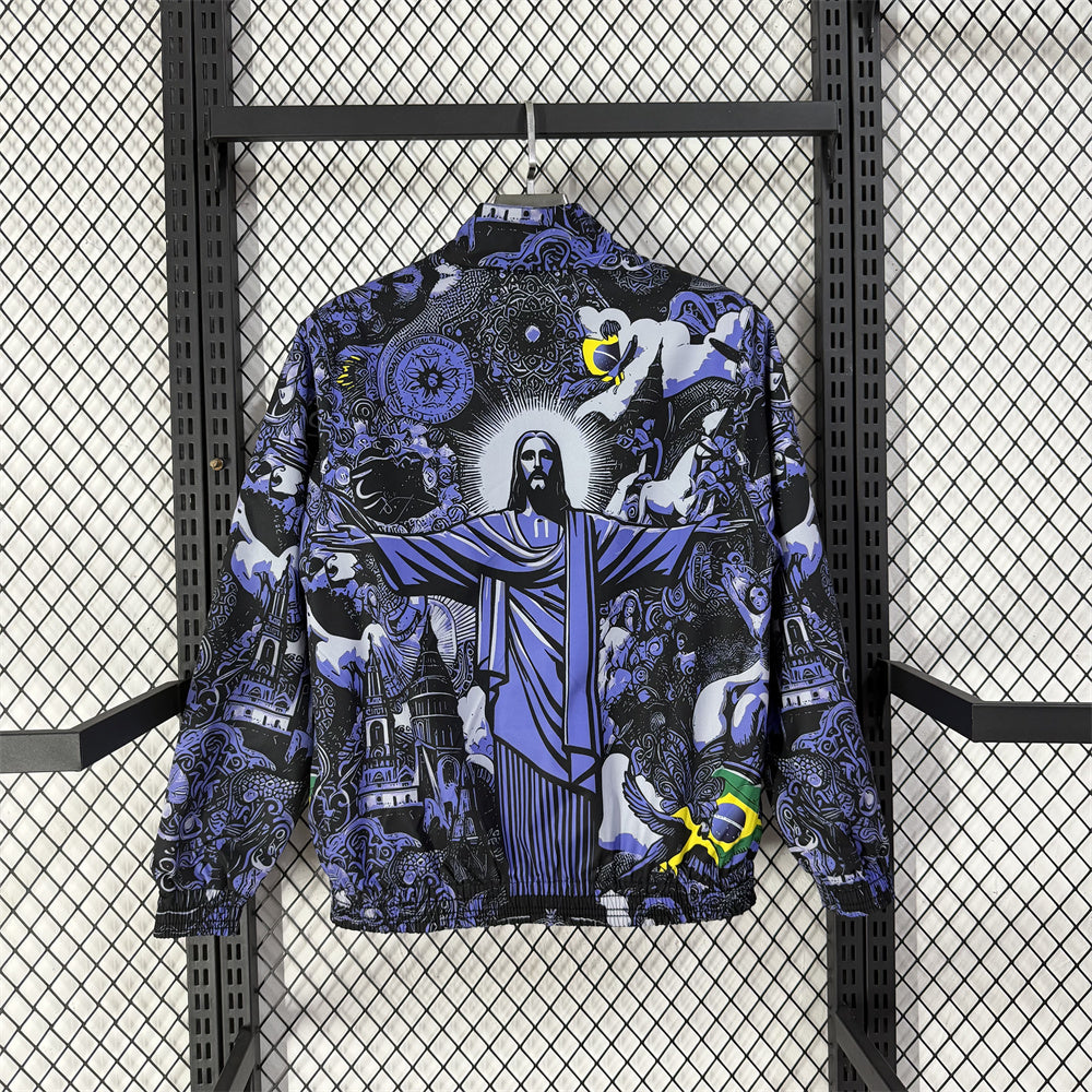 Brazil Jesus Edition Reversible Windbreaker