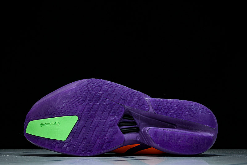 ADIZERO ADIOS 4 M LOW-CUT RUNNING SHOES PURPLE/ORANGE
