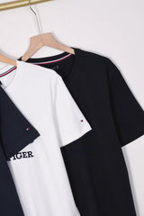Short Sleeve T-Shirt : Black White Royal Blue: M-XXL. 60s 210g soft velvet cotton, Soft feel, no pilling, no deformation