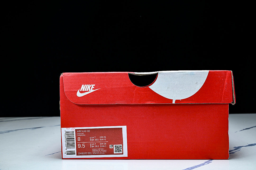 DM9102-001 AIR MAX 90 GREY/RED/WHITE