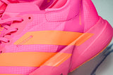 KJ3062 ADIZERO ADIOS 4 M LOW-TOP RUNNING SHOES PINK/ORANGE/PINK