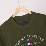 TommyTOMMYEmbroideryCrew NeckShort Sleeve T-Shirt