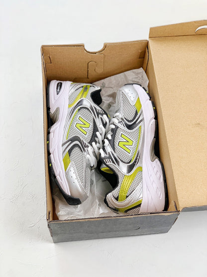 New Balance 530 Silver&Yellow