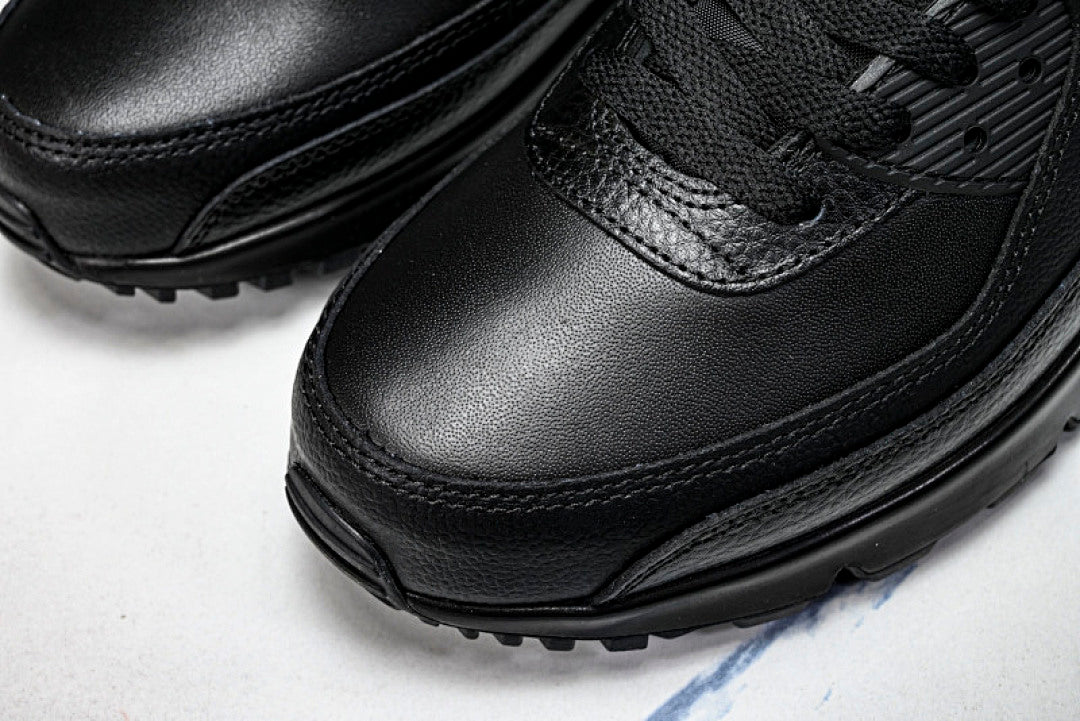 CZ5594-001 AIR MAX 90 LTR CLASSIC SPORTS SHOES FOR MALE AND FEMALE COUPLES BLACK/INKINESS