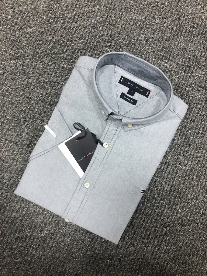 HA614#TommyShort Sleeve (Two-Ply Fine Oxford)