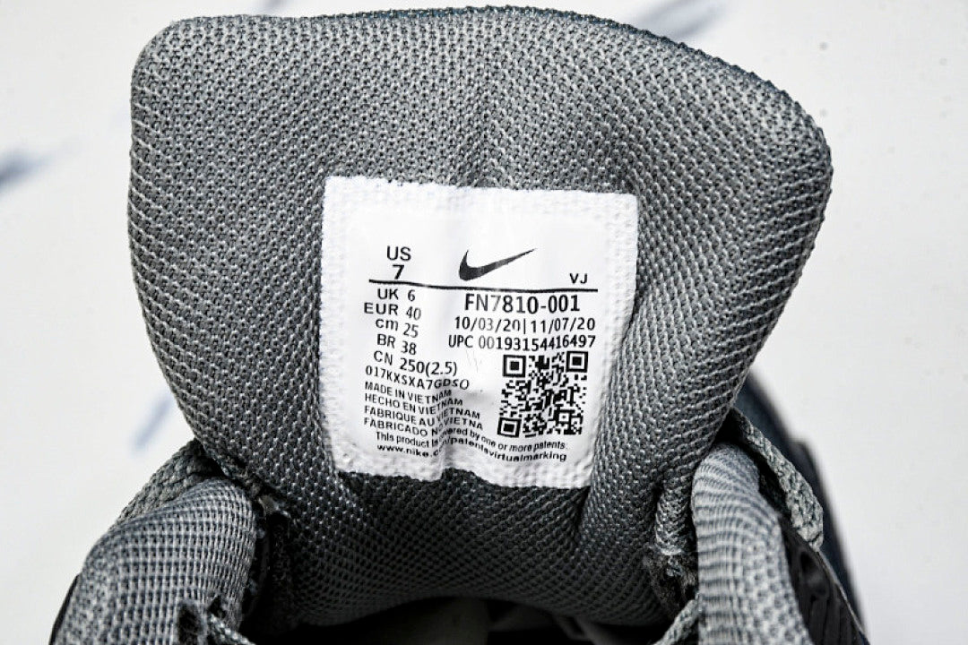 FN7810 001 AIR MAX 90 BLACK/GREY/ORANGE