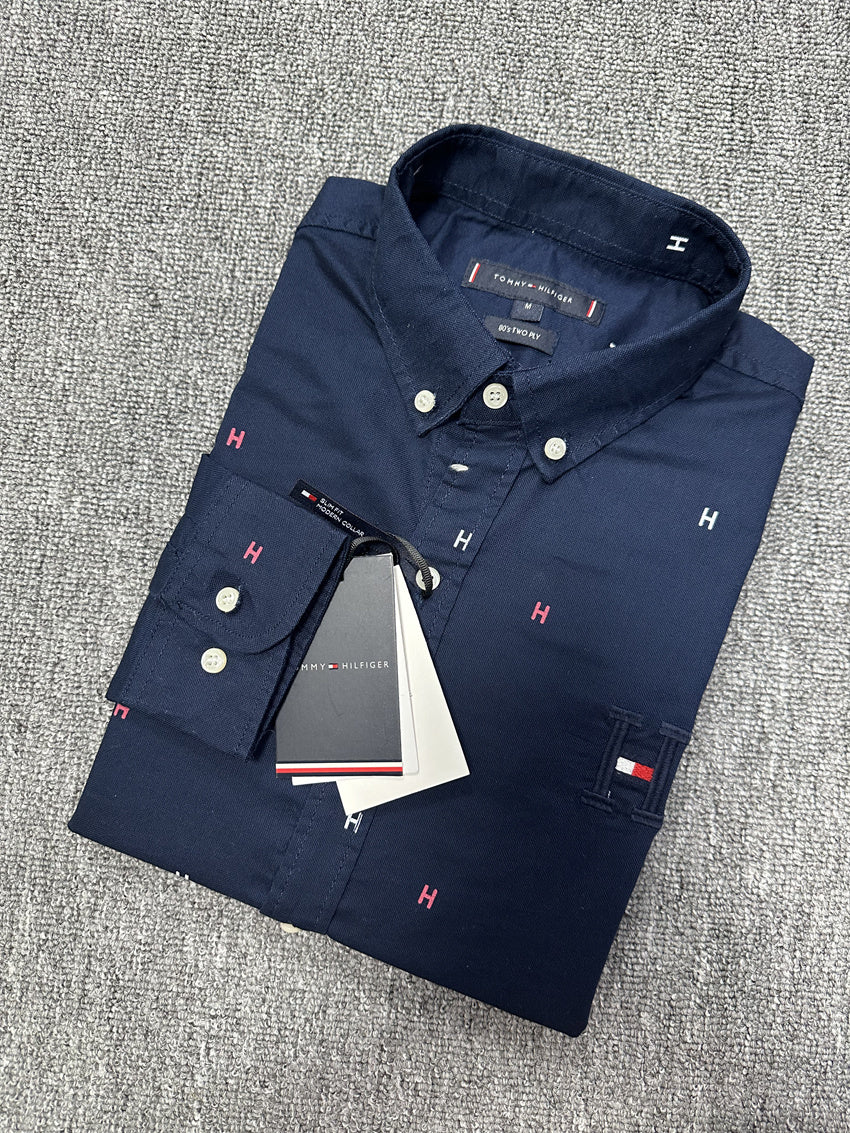 H1062#Print + Large Embroidery