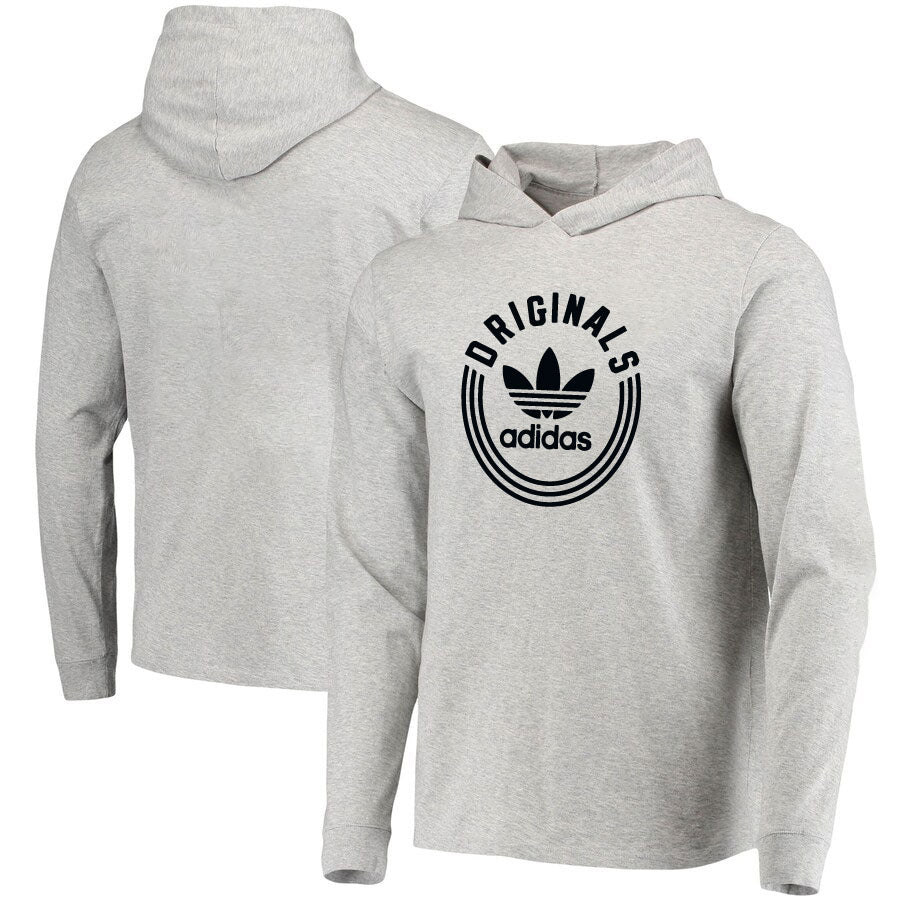 Adidas grey and black hoodie
