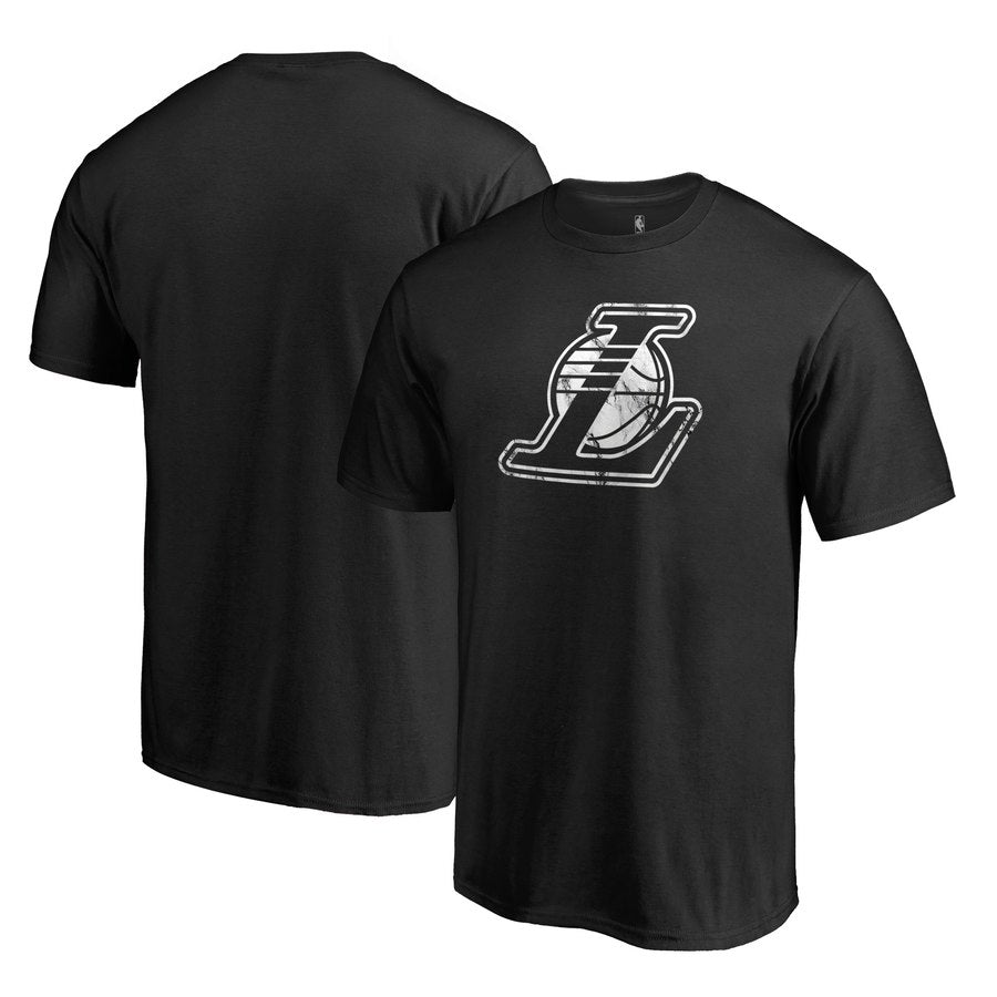Men's Fanatics Branded Black Los Angeles Lakers Big & Tall Cloak Camo T-Shirt