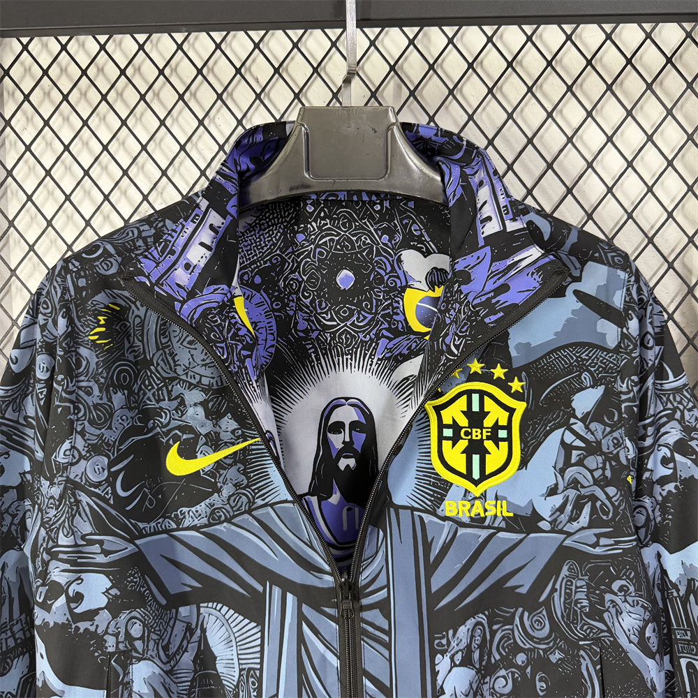 Brazil Jesus Edition Reversible Windbreaker
