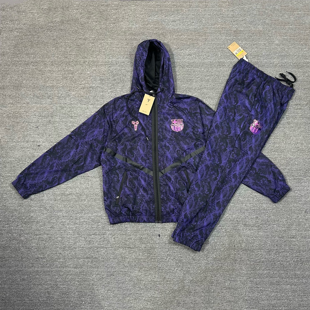 Barcelona 2026/27 Purple Windbreaker suit
