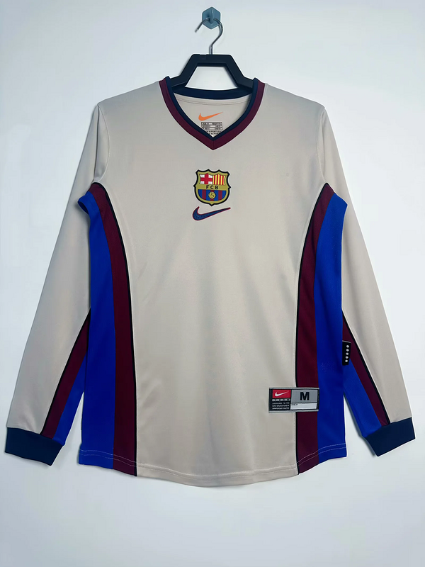 88-89 Barcelona Away Retro Long Sleeve