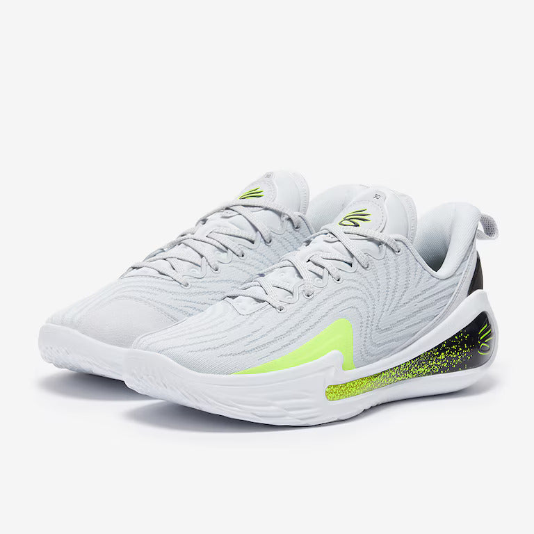 Under Armour Curry 12 Halo Grey/Black/High Vis Yellow