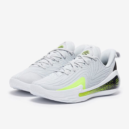 Under Armour Curry 12 Halo Grey/Black/High Vis Yellow