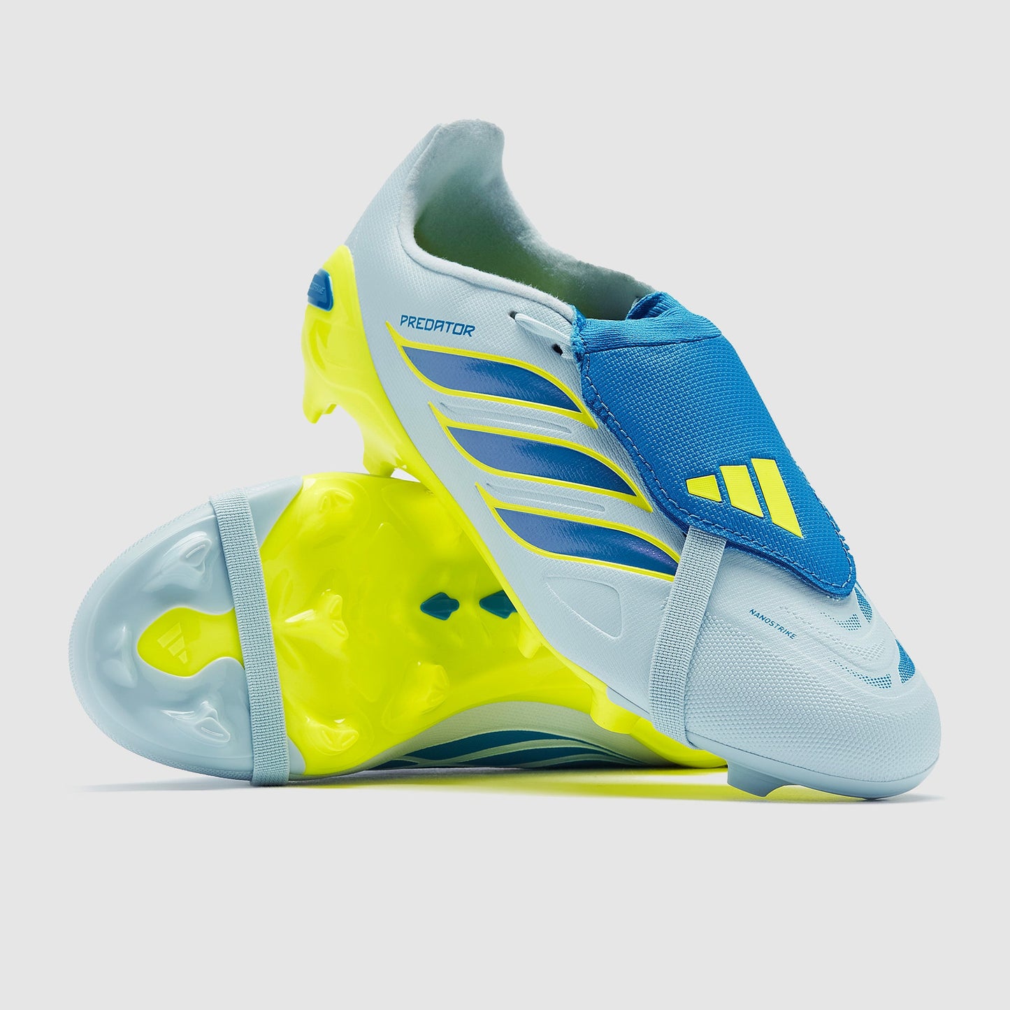adidas Kids Predator League Tongue FG Crystal Sky/Ray Blue/Team Solar Yellow