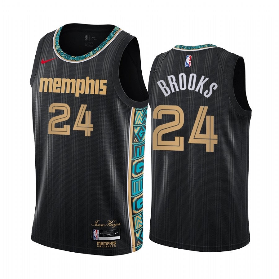 Memphis black 24 brooks Jersey