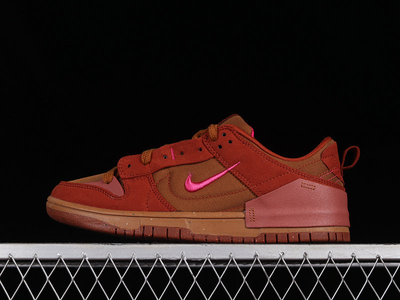 【270】[DH4402-200]-[DUNK LOW DISRUPT 2 DESERT BRONZE PINK PRIME-RUGGED ORANGE]-[UNISEX:36-47.5]