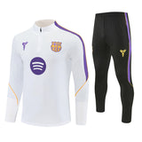 26-27 Season Barcelona White Color Football Sweater Set