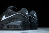 HV4517-002 AIR MAX 90 RETRO AIR CUSHIONED RUNNING SHOES BLACK/LIGHT GRAY