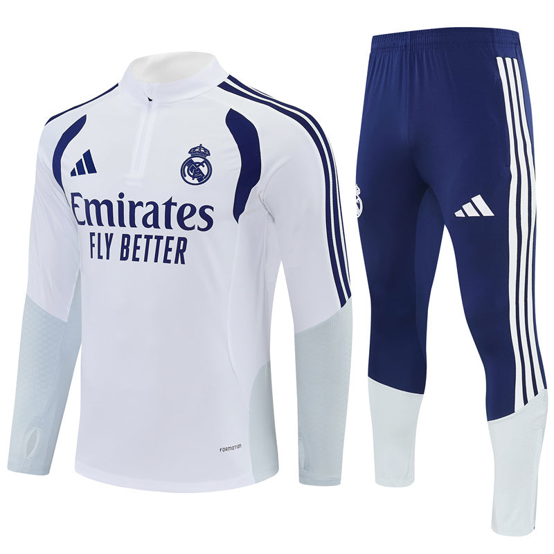26-27 Season Real Madrid White Color Football Sweater Set