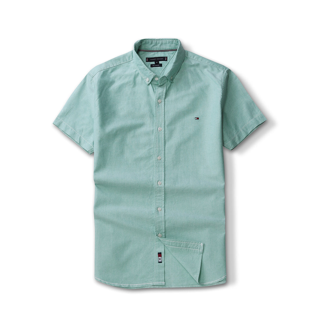 HA614#TommyShort Sleeve (Two-Ply Fine Oxford)