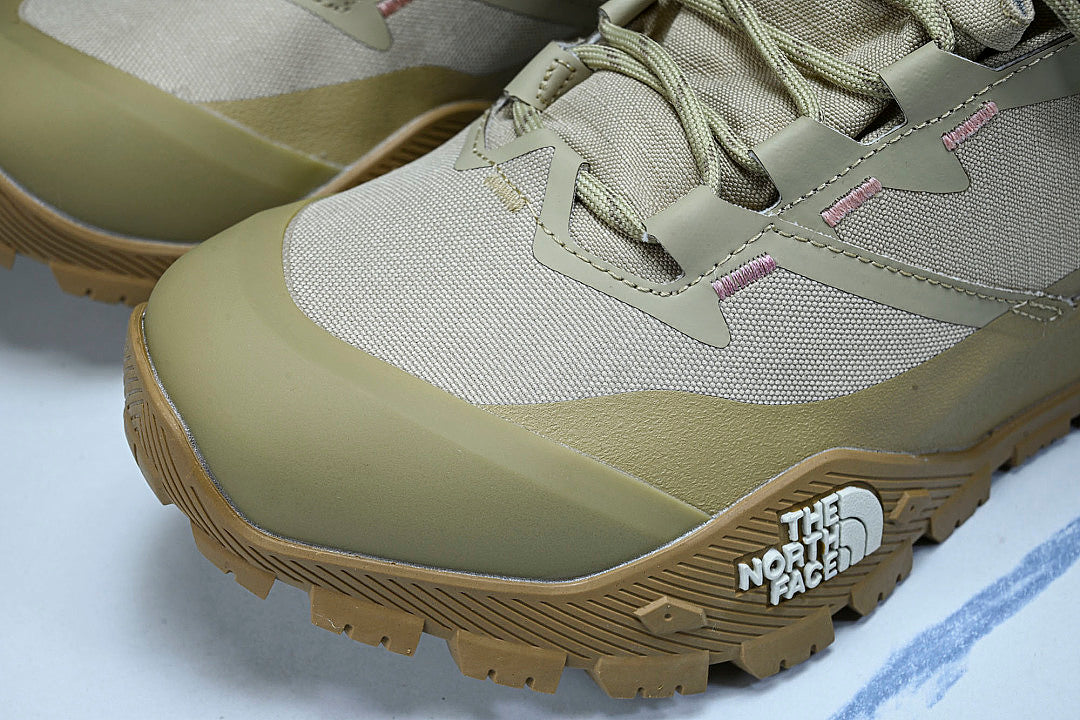 THE NORTH FACE SUMMIT OFFTRAIL GORETEX MEN'S HIKING SHOES LIGHT GRAY/GREEN