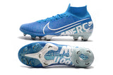 Nike Mercurial 13 High Top Electroplated Waterproof Knitted Surface Flyknit 360FG Studs