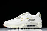 AJ1285-018 AIR MAX 90 TRENDY COUPLE LOW TOP AIR CUSHIONED CASUAL WHITE/LIGHT GRAY/BEIGE
