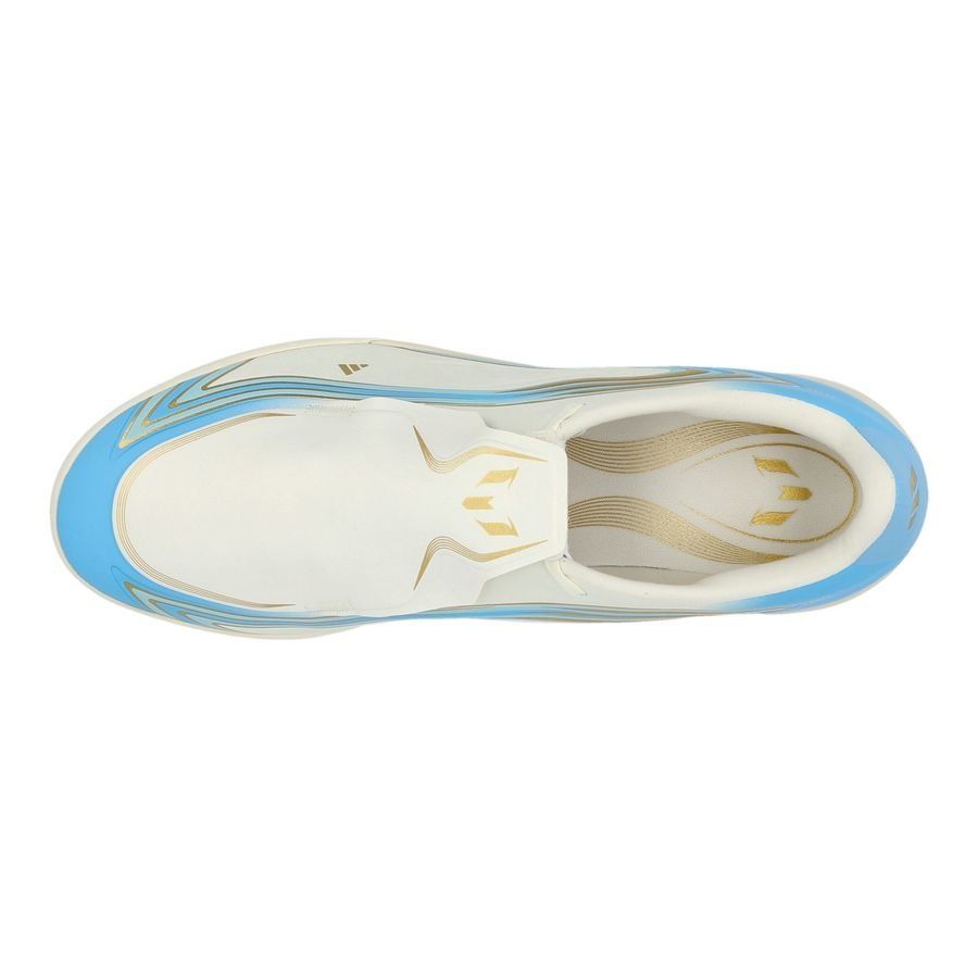 adidas F50 Messi League TF El Ultimo Tango - Ivory/Semi Blue Burst/Icey Blue