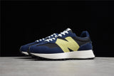 New Balance NB237 series fashion retro casual shoes navy blue yellow
